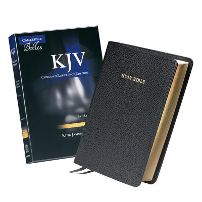 KJV Concord Reference Bible, Black Calfsplit Leather, by Cambridge Bibles