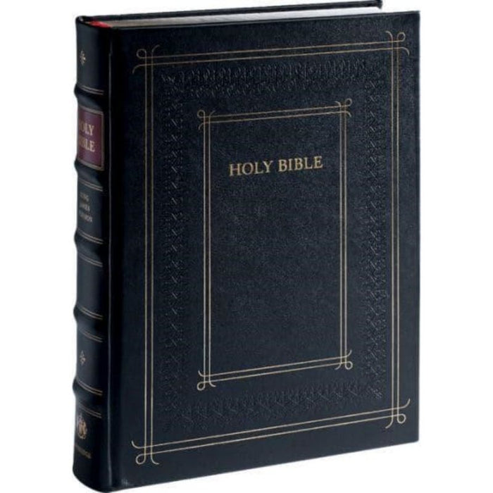 KJV Cambridge Family Chronicle Bible With illustrations by Gustave Doré, Black Calfskin Leather Over Boards