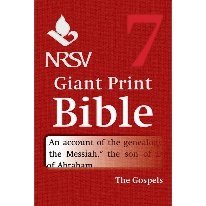 NRSV Giant Print Bible Volume 7. Gospels, Paperback Edition, by Cambridge Bibles
