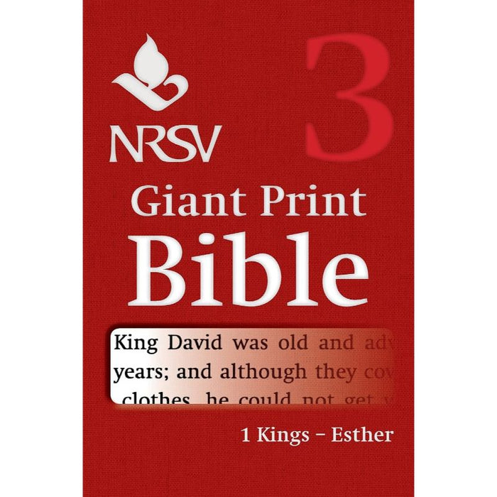 NRSV Giant Print Bible, Complete Set of all 8 Volumes, Paperback Edition, by Cambridge Bibles