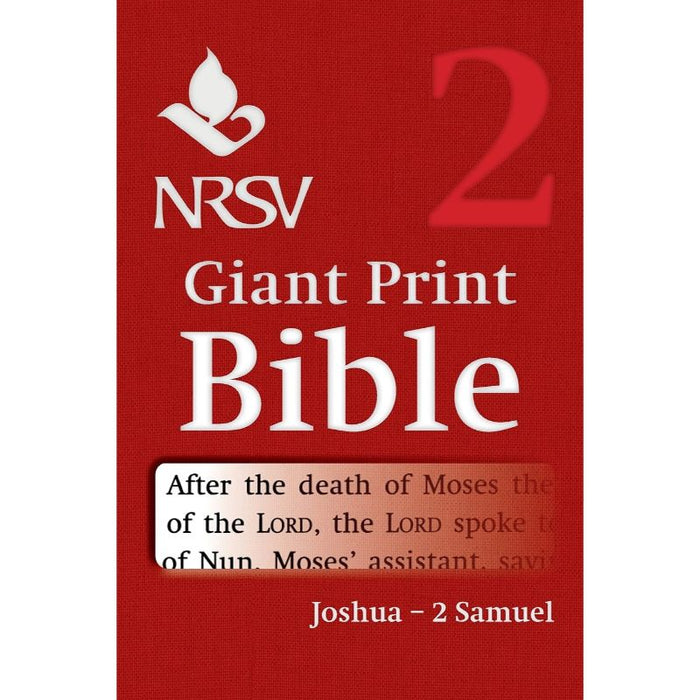 NRSV Giant Print Bible Volume 2. Joshua – 2 Samuel, Paperback Edition, by Cambridge Bibles