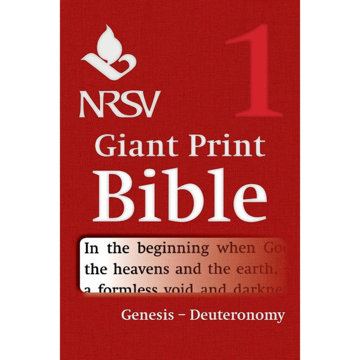 NRSV Giant Print Bible Volume 1. Genesis – Deuteronomy, Paperback Edition, by Cambridge Bibles