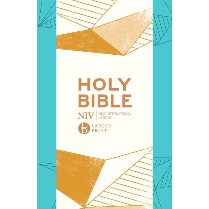 NIV Larger Print Personal Teal Soft-Tone Bible - British Text, by Hodder and Stoughton
