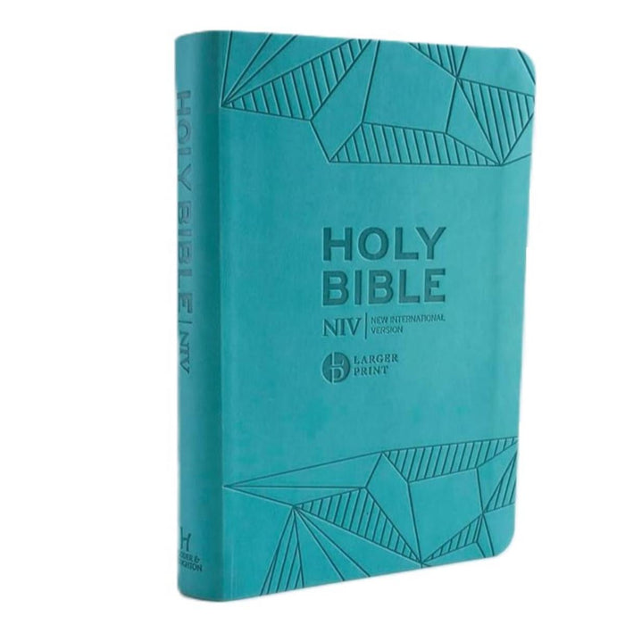 NIV Larger Print Personal Teal Soft-Tone Bible - British Text, by Hodder and Stoughton