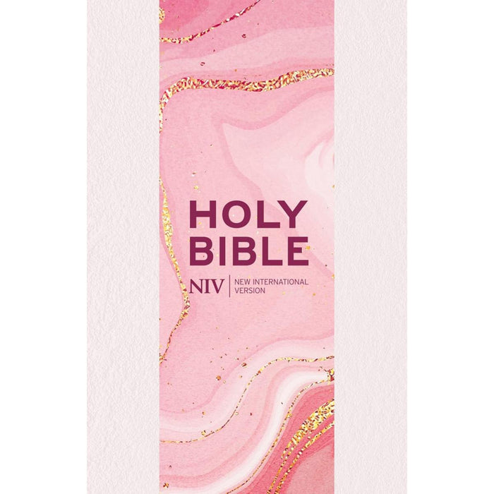 NIV Larger Print 8.5pt - Personal Pink Bible - British Spelling and Grammer - Flexibound
