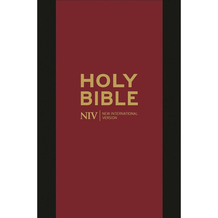 NIV Pocket Black Bonded Leather Bible with Zip - British Text Revised and Updated Edition
