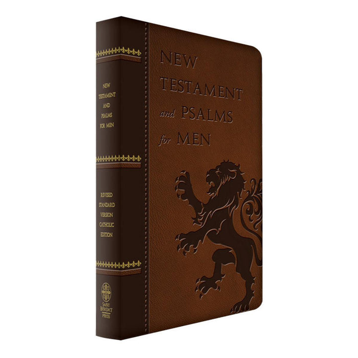New Testament and Psalms for Men, RSV-CE - Imitation Leather, by St. Benedicts Press