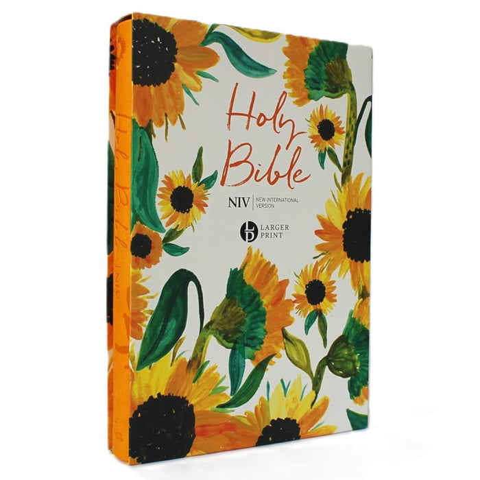 NIV Larger Print Yellow Soft-tone Zip Case Bible - British Text, by New International Version