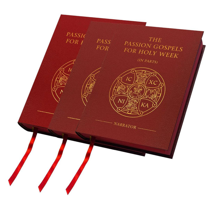 The Passion Gospels for Holy Week - 3 Volume Set, Imitation Leather Hardback, by CTS Books
