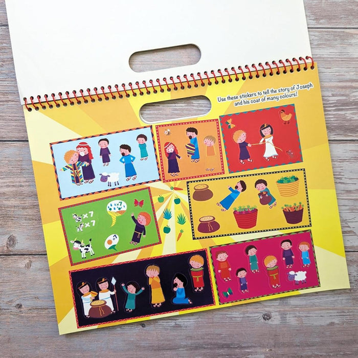 Bible Stories, Never-ending Sticker Fun! With Over 50 Stickers - Spiral Bound Book