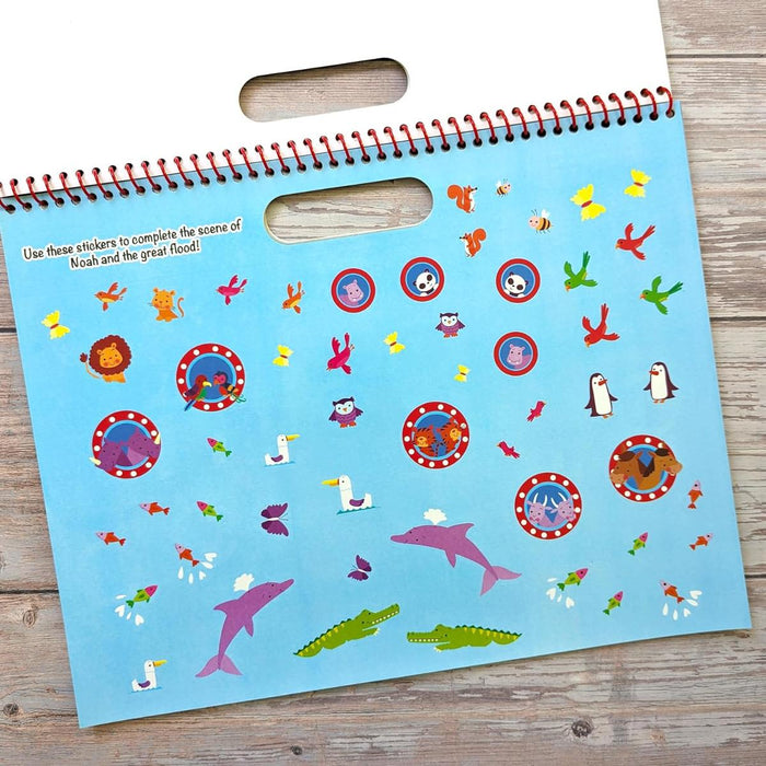 Bible Stories, Never-ending Sticker Fun! With Over 50 Stickers - Spiral Bound Book