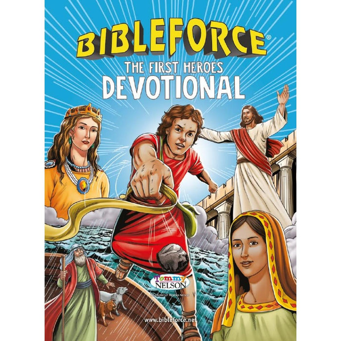 Bibleforce First Heroes Devotional, Hardback - Comic Style Picture Bible