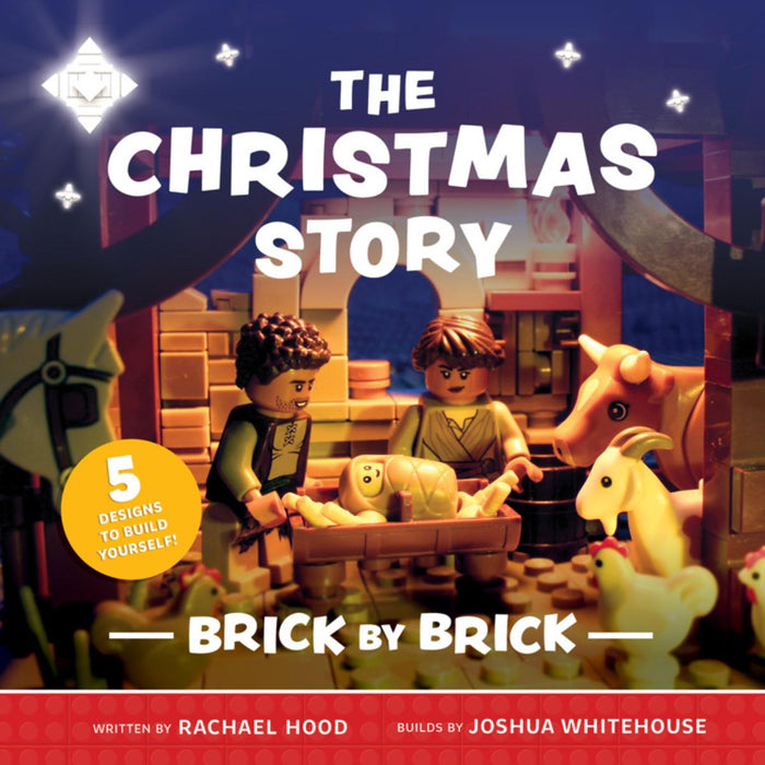 The Christmas Story Brick by Brick, by Rachael Hood and illustrated by Joshua Whitehouse - Multi Buy Option Available