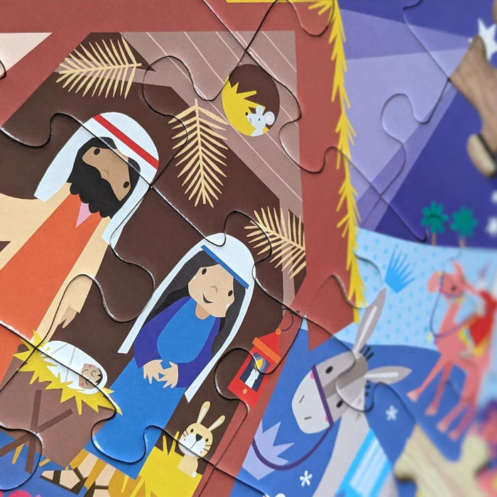 Bible Story Jigsaw Puzzle - The Nativity - Children's 50 Piece Puzzle