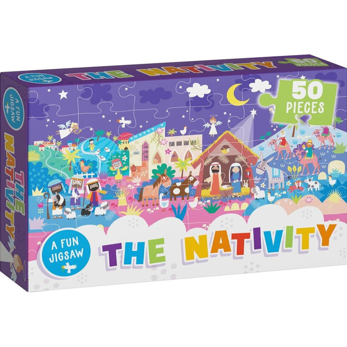 Bible Story Jigsaw Puzzle - The Nativity - Children's 50 Piece Puzzle