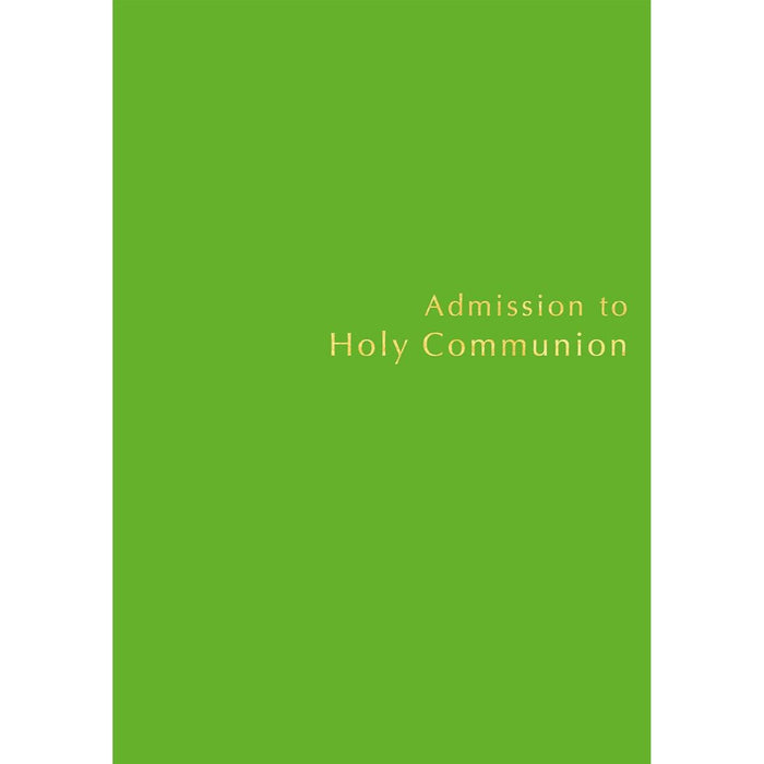 Admission to Holy Communion Register - Portrait Format - Hardback, by Canterbury Press