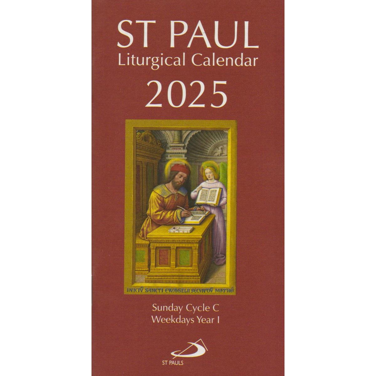 2025 St Paul Liturgical Calendar - Pocket Sized Edition, by St Pauls UK | 9781911178644 | Pilgrim Shop Walsingham — Pilgrim Gifts 2025-st-paul-liturgical-calendar-pocket-sized-edition-by-st-pauls-uk-9781911178644-pilgrim-shop-walsingham-pilgrim-gifts