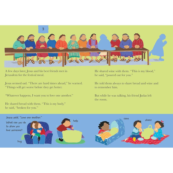My Very First Easter Story - A story book to complete with matching stickers - Sticker Book, by Lois Rock