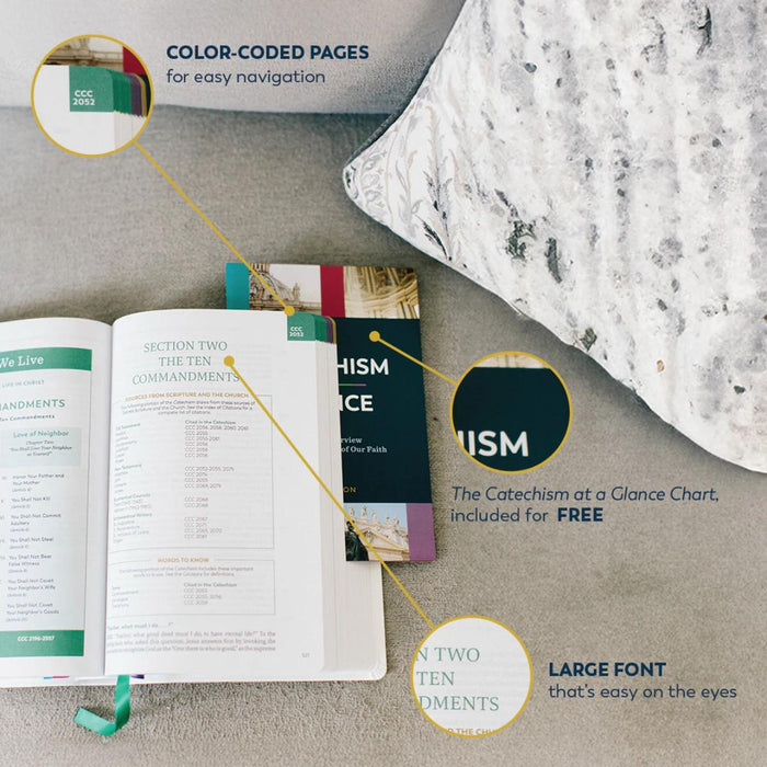 Catechism of the Catholic Church - Ascension Edition - Large Print Leatherlike Edition, by Ascension Press