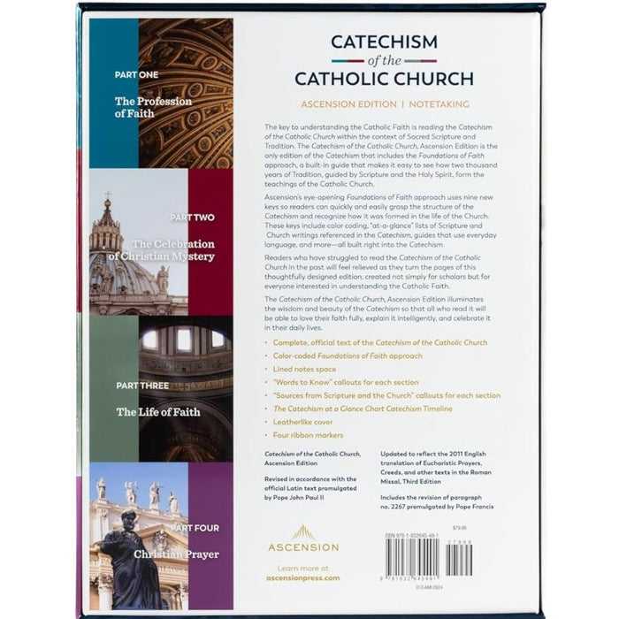 Catechism of the Catholic Church - Ascension Edition - Notetaking / Journaling Edition, by Ascension Press