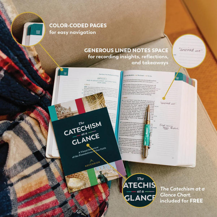 Catechism of the Catholic Church - Ascension Edition - Notetaking / Journaling Edition, by Ascension Press