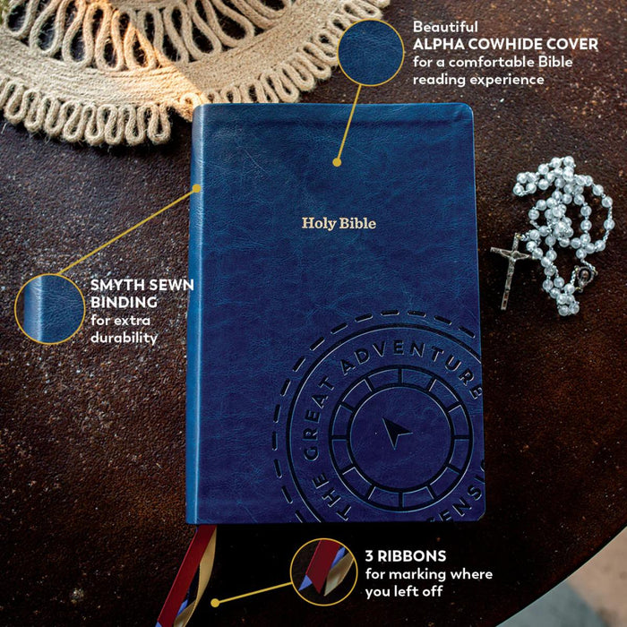 The Great Adventure Catholic Bible, Large Print - RSV Second Edition - Imitation Leather