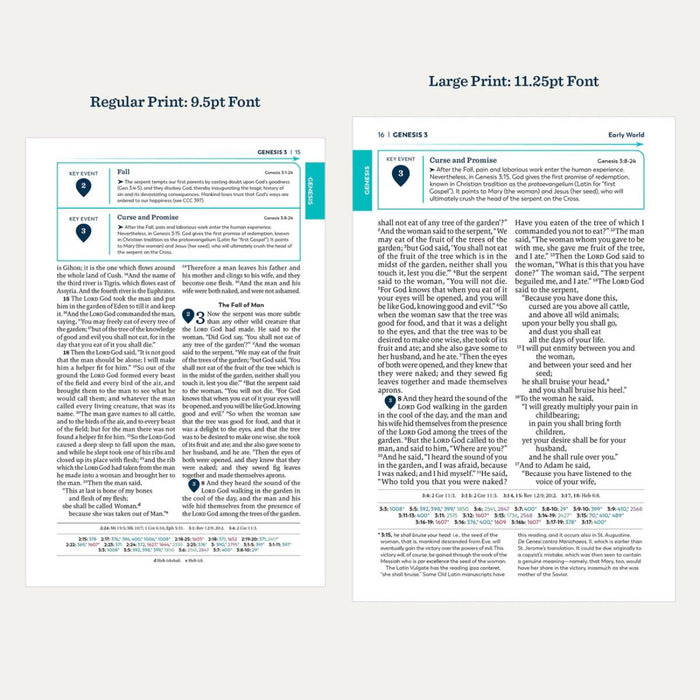 The Great Adventure Catholic Bible, Large Print - RSV Second Edition - Imitation Leather