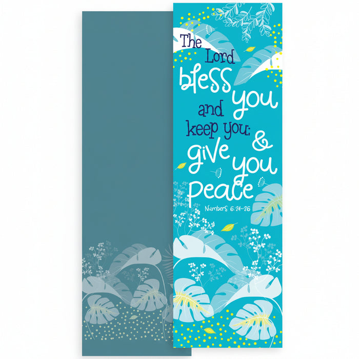 The Lord Bless You - Double Sided Bookmark With Bible Verse