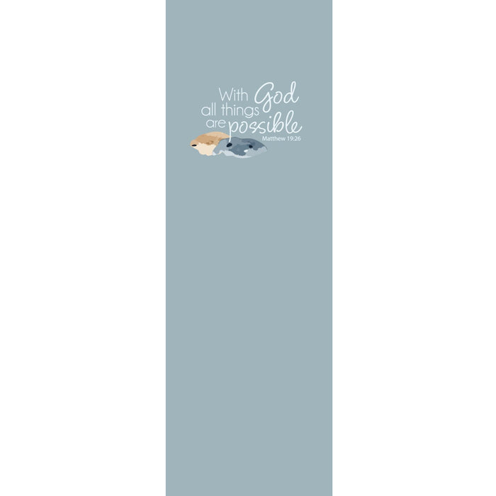All Things - Double Sided Bookmark With Bible Verse