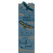 A vertical decorative wall sign featuring a Bible verse from Psalm 40:31 (KJV) with stylized typography, mountain illustrations, and bird silhouettes on a slate blue background.