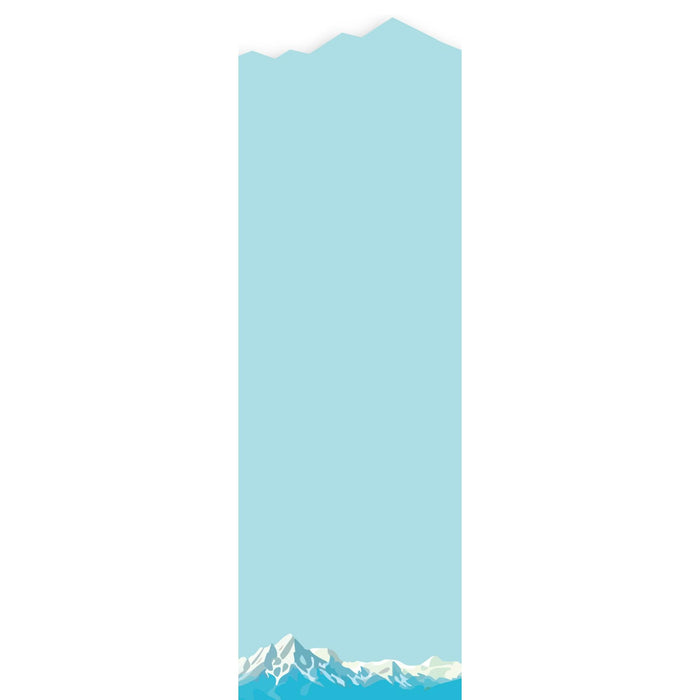 Faith Can Move Mountains - Double Sided Shaped Bookmark With Bible Verse