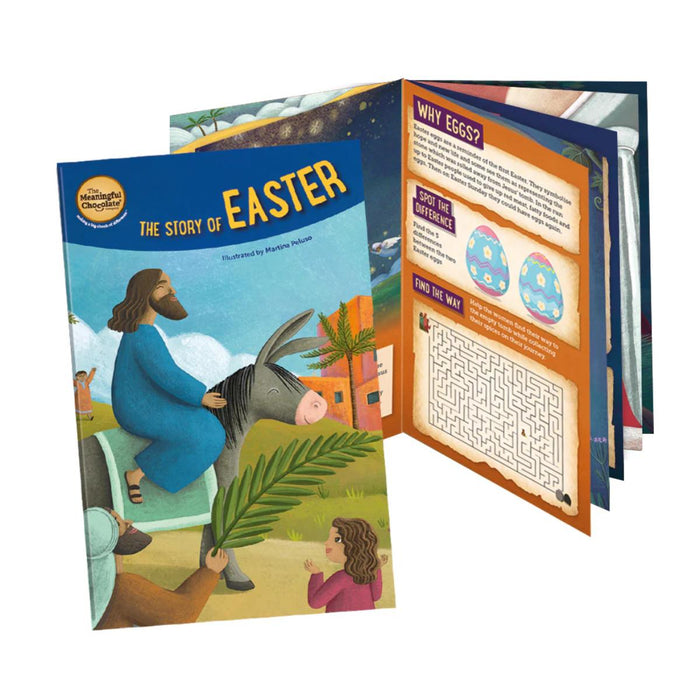 The Real Easter Egg 2026 - Pack of 180 Fairtrade Milk Chocolate Eggs with Easter Story Activity Book - Available End of Jan