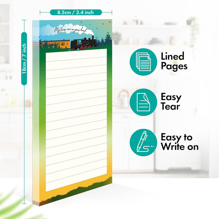 Go Out With Joy - Fridge Notepad With 50 Pages - Bible Verse Printed On Each Page