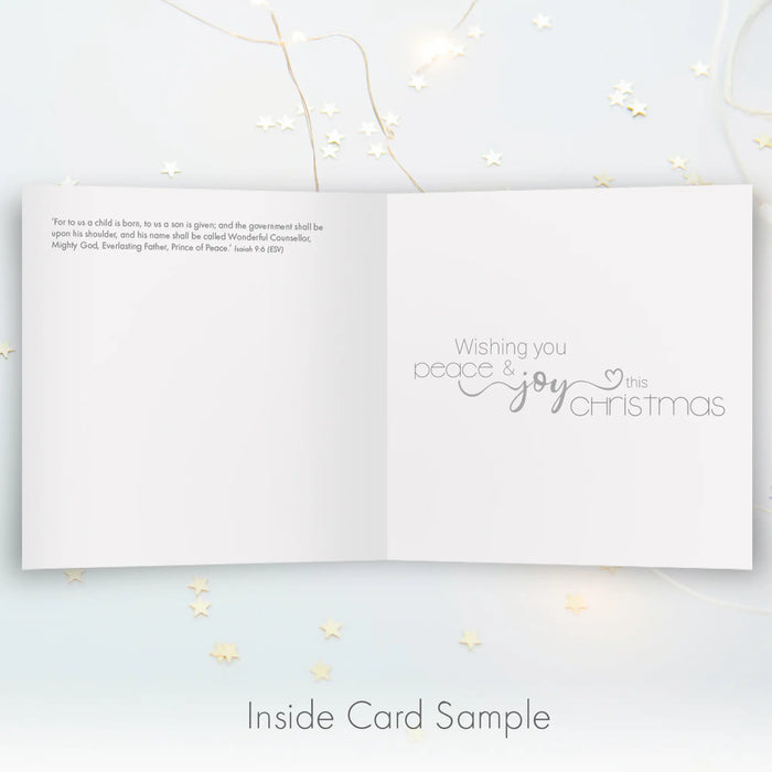 A King Is Born - Luxury Christmas Cards Pack of 10 - Inside Bible Verse Luke 2:11