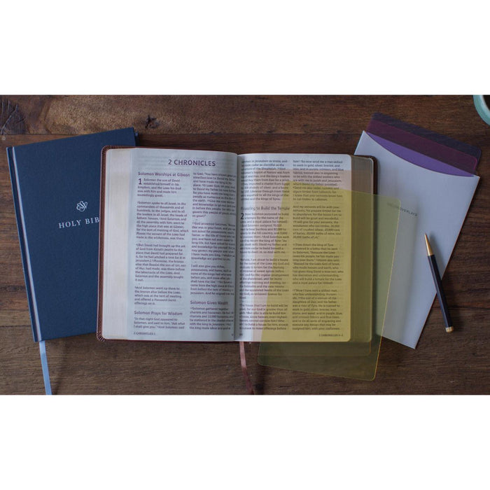 ESV Holy Bible: Dyslexia-Friendly Edition - Hardback - With Colour Overlays