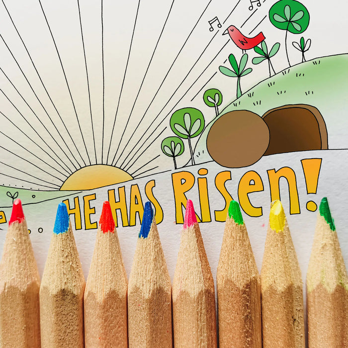 10 Easter Colouring Bookmarks With Bible Verses On The Reverse, by Jacqui Grace