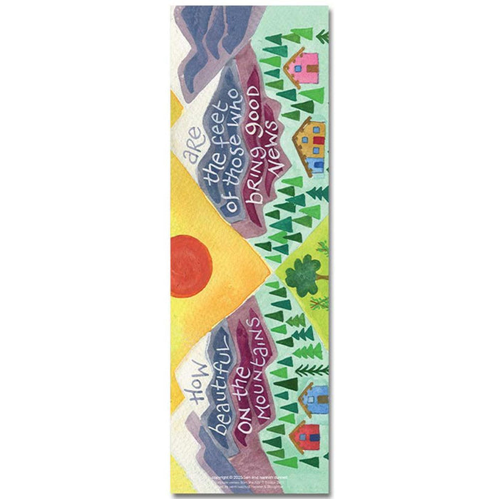 A Lamp for My Feet - Double Sided Laminated Bookmark - Multi Buy Offers Available
