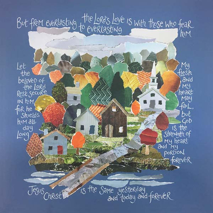 Beloved of The Lord - Greeting Card With Bible Verses - Original Artwork by Hannah Dunnett