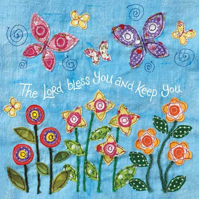 Bless You and Keep You - Greeting Card With Bible Verse - Original Artwork by Hannah Dunnett