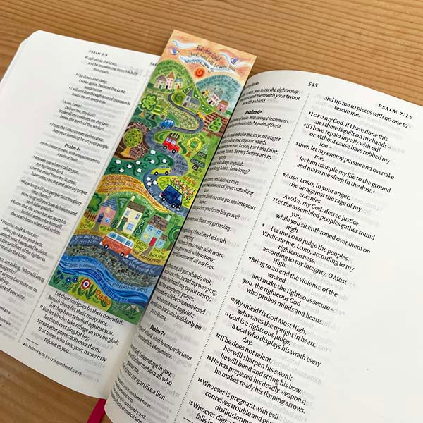 He is with You - Double Sided Laminated Bookmark - Multi Buy Offers Available