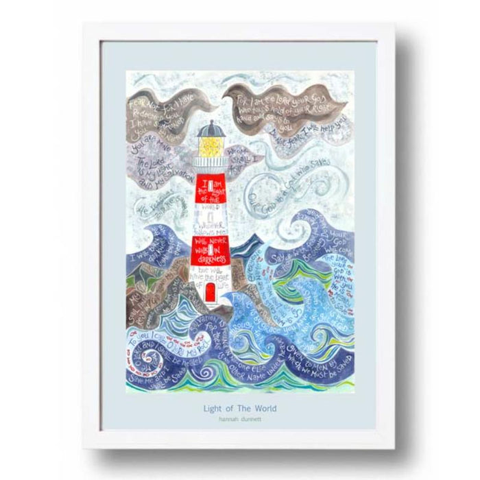 Light of the World - A3 Sized Unframed Poster Print, Original Artwork by Hannah Dunnett