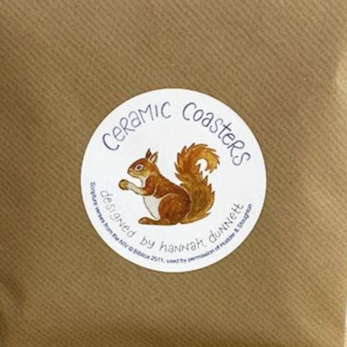 Do Not Be Afraid - Ceramic Coaster With Bible Verse, Size 10cm Square