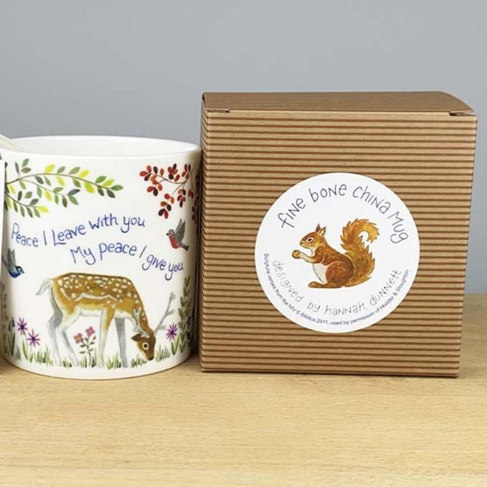 Peace I Leave With You - Fine Bone China Mug With Bible Verse
