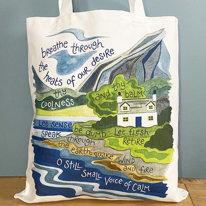 Small Voice of Calm - Hannah Dunnett Canvas Tote Bag - Size 38cm Wide