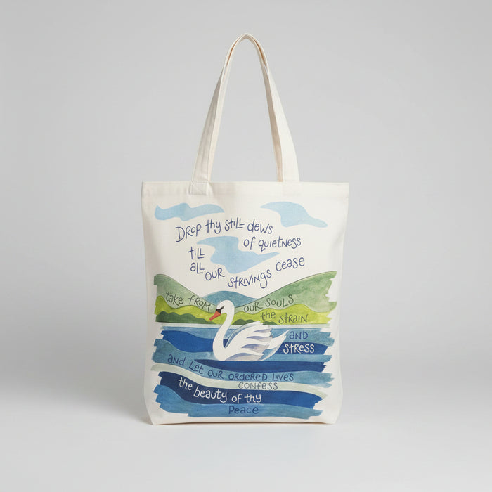 Small Voice of Calm - Hannah Dunnett Canvas Tote Bag - Size 38cm Wide
