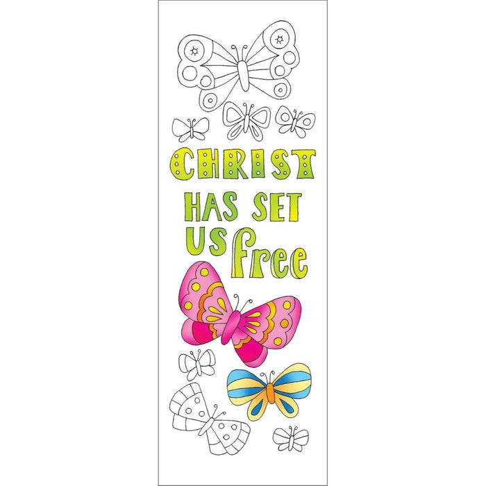 10 Images of Joy: Colouring Bookmarks With Bible Verses On The Reverse, by Jacqui Grace