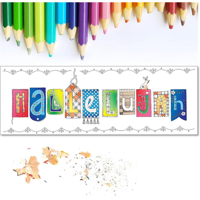 10 Images of Joy: Colouring Bookmarks With Bible Verses On The Reverse, by Jacqui Grace