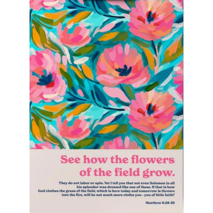 See How The Flowers Grow - Unframed Poster Print Available In Two Sizes - A4 and A3