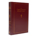The Orthodox Study Bible, Holy Bible, shown as a dark red leather-bound book with gold lettering and trim on a white background.