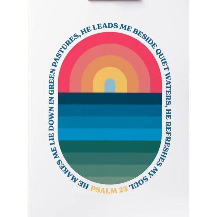 He Refreshes My Soul - White Unframed Poster Print Available In Two Sizes - A4 and A3